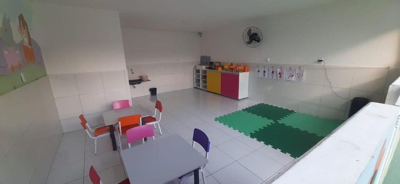 Sala de aula na unidade Eusébio